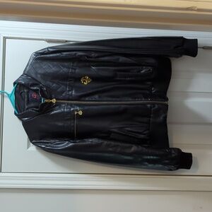 Dereon Black Bomber Style Jacket